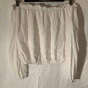 Brandy Melville Tops - Brandy Melville Off-the-Shoulder White Top Brandy Melville Tops - Brandy Melville Off-the-Shoulder White Top